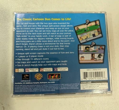 Tom and Jerry in House Trap | Sony PlayStation 1 | PS1 - Resurfaced, Tested — photo 2