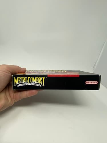 Metal Combat Falcon's Revenge Super Nintendo SNES CIB Manual Tested NM — photo 3