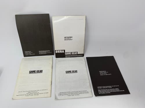 Lot of 5 Sega Game Gear MANUALS ONLY Ms Pacman Columns Joe Montana Aladdin — photo 7