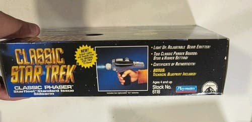 Star Trek Classic Phaser NIB Collector’s Edition Playmates Stock 6118 — photo 4
