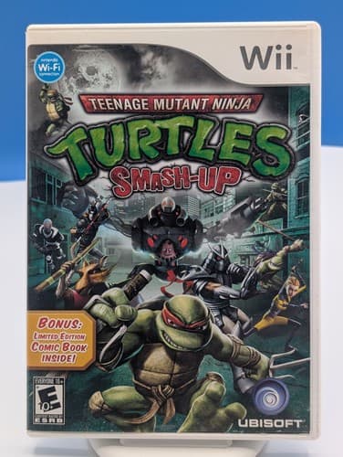 Teenage Mutant Ninja Turtles: Smash-Up (Nintendo Wii, 2009) CIB W/ Comic