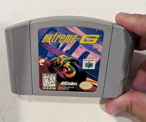Extreme-G (Nintendo 64, 1997) N64 Authentic Cartridge Tested Working