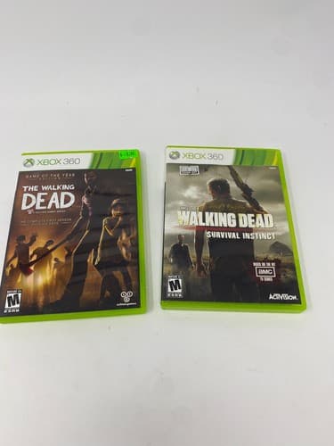 Walking Dead A Telltale Series Season 1 & Survival Instinct Xbox 360 Lot of 2