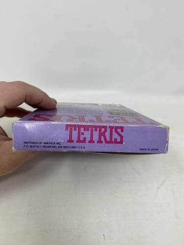 Tetris NES Nintendo Entertainment System CIB Game Box Manual & Case Ships Fast — photo 3