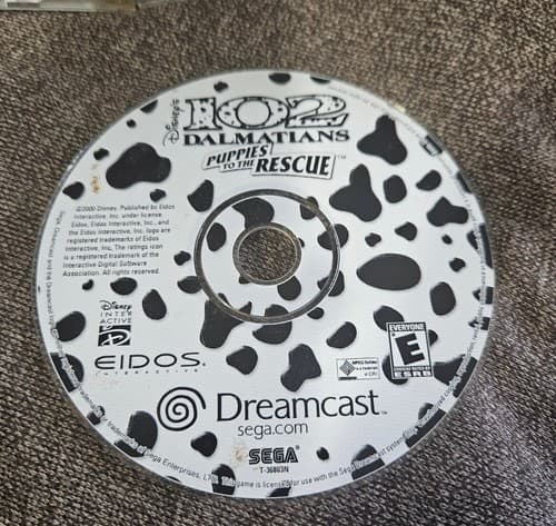Disney's 102 Dalmation Puppies to the Rescue (Sega Dreamcast, 2000) - Disc Only