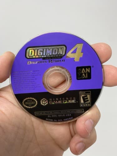 Digimon World 4 (Nintendo GameCube, 2005) Disc Only For Parts Not Working