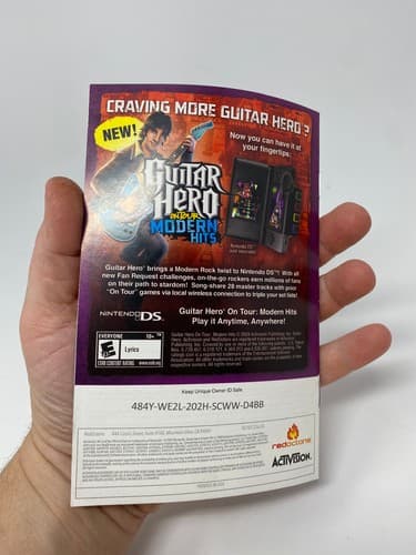 Guitar Hero Smash Hits Instruction Manual Booklet ONLY Wii — photo 3