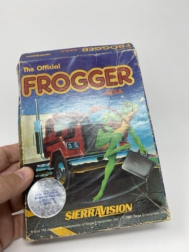 Sega TRS-80 Frogger Model I-III 16k Tape Radio Shack Complete In Box 1983 — photo 2