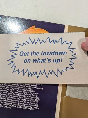 Hitchhikers Guide to the Galaxy  IBM PC Floppy Infocom 5.25 — photo 8