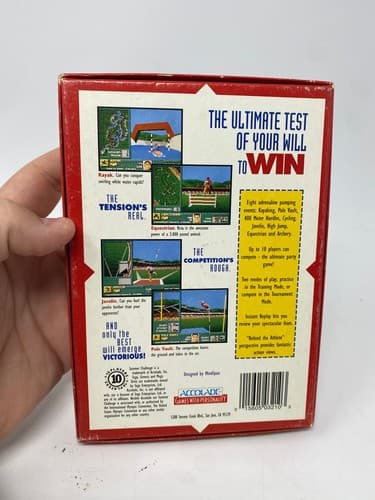 Summer Challenge (Sega Genesis) CIB Complete w/ manual inserts poster cards etc — photo 6