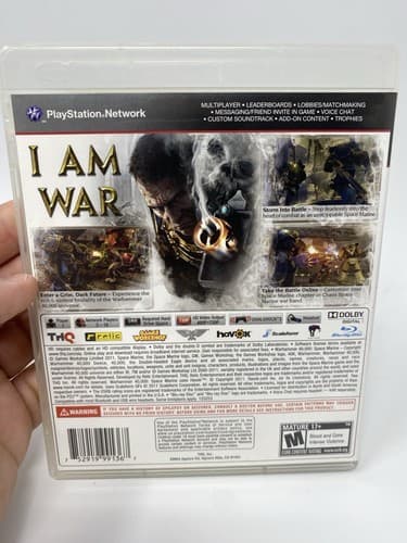 Warhammer 40,000: Space Marine (Sony PS3, PlayStation 3) Complete w/ Manual — photo 2