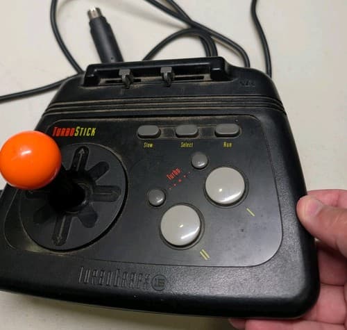 Official NEC TurboGrafx 16 Turbo Stick Arcade Joystick Controller OEM Original — photo 3