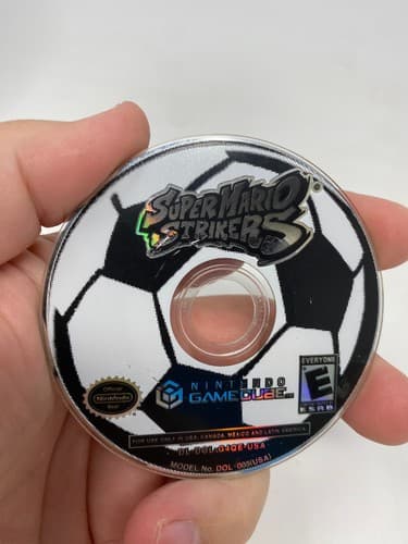 Super Mario Strikers Nintendo GameCube Disc Only - Authentic - Tested & Works