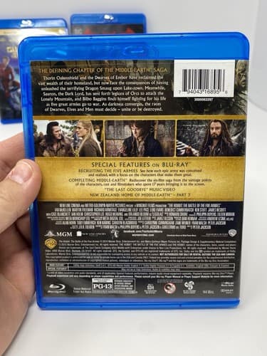 Blu-Ray Lot Of 4 Star Wars Force Awakens Guardians Galaxy Hobbit Batman Superman — photo 7