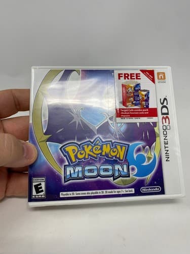 Pokemon Moon Nintendo 3DS NEW SEALED Target Cafe Combo Pack Promo Sticker 2016 — photo 2