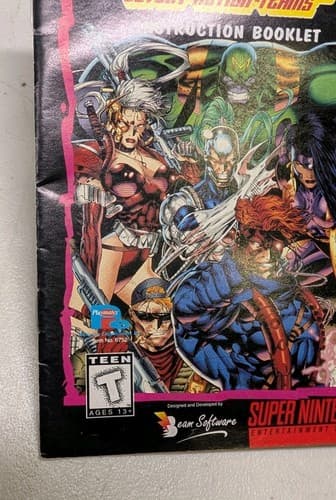 Wildcats Covert Action Team SNES Manual Super Nintendo Authentic Good — photo 3