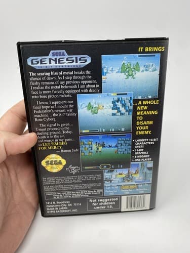 Death Duel (Sega Genesis, 1992) Complete in Box CIB Authentic Tested — photo 2