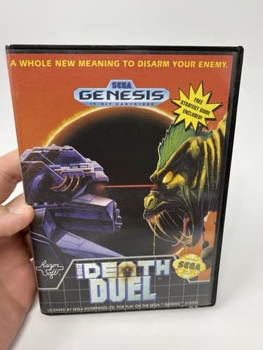 Death Duel (Sega Genesis, 1992) Complete in Box CIB Authentic Tested