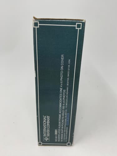 International Silver Company Photo Album Books Holds 100 4x6 Photos New In Box — photo 4