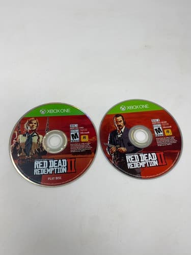 Red Dead Redemption 2 (Xbox One, 2018) Discs Only Tested Working
