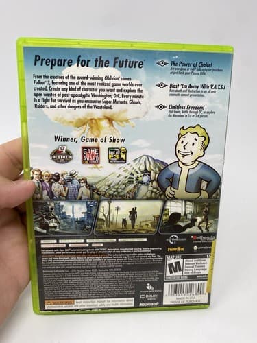 NICE! CIB Xbox 360 Fallout 3 Video Game Complete w/ Manual — photo 5