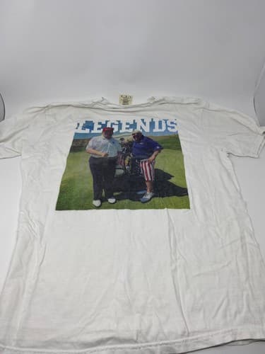 Old Row American Flag Colors L shirt Legends Trump Daly Golfing — photo 8