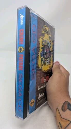 Crime Patrol (Sega CD, 1994) Complete CIB With Registration Card, Foam — photo 2
