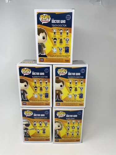 Funko Pop Doctor Who Eleventh Tenth River Song Guitar 220 221 236 296 357 Lot 5 — photo 7
