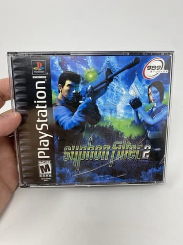 Syphon Filter 2 Sony PlayStation 1 CIB Tested & Working Complete PS1 Video Games