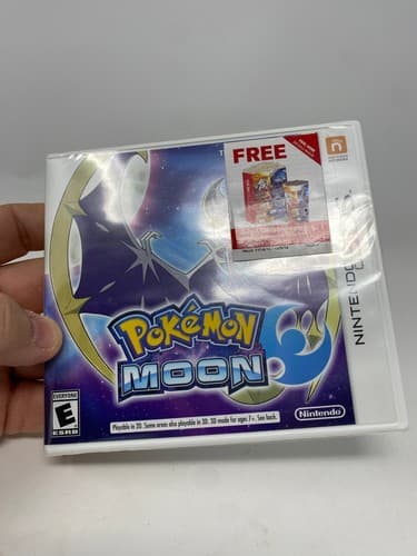 Pokemon Moon Nintendo 3DS NEW SEALED Target Cafe Combo Pack Promo Sticker 2016 — photo 3
