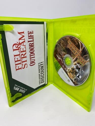 Lot of 2 Cabela's Dangerous Hunts 2009 & 2013 XBOX 360 Game & Manual Tested — photo 8