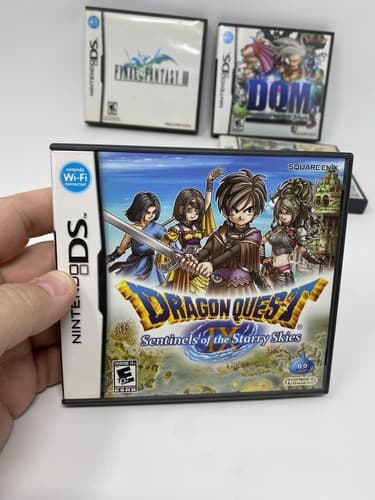 Nintendo DS Lot 5 CASES ONLY No Games Dragon Quest IX IV Final Fantasy III IV — photo 5