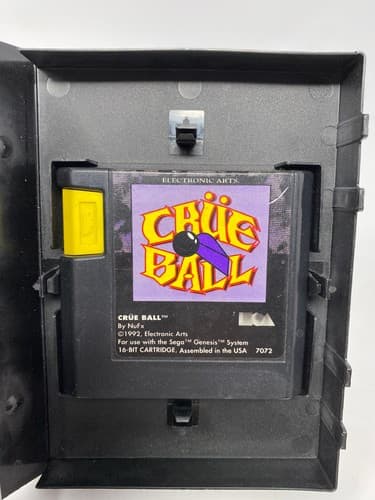 J4 Crüe Ball: Heavy Metal Pinball (Sega Genesis, 1992) CIB Complete Authentic — photo 9