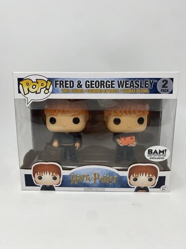 Funko Pop Fred & George Weasley 2 Pack Books A Million Exclusive BAM!