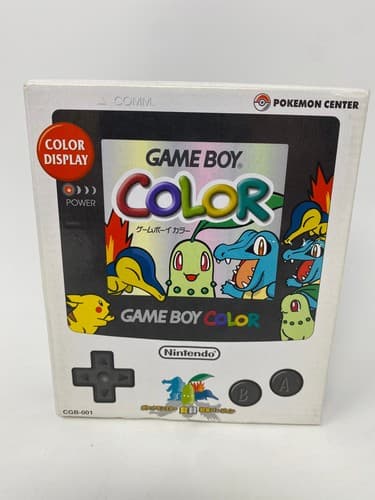 Gameboy Color Pokémon Center Gold and Silver GBC CIB Complete Original Stickers