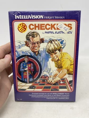 CHECKERS Intellivision Mattel Electronics New Factory Sealed Ship Fast Authentic