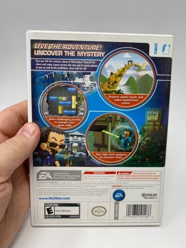 My Sim Lot Collection Agents Sky Heroes Nintendo Wii Tested Working — photo 8