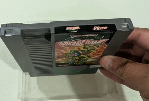 Kevin Eastman Signed Teenage Mutant Ninja Turtles NES Game W/ COA - Cartridge  — photo 5