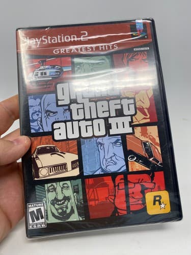 Grand Theft Auto III GTA 3 Sony PlayStation 2 PS2 Greatest Hits NEW Factory Seal — photo 3