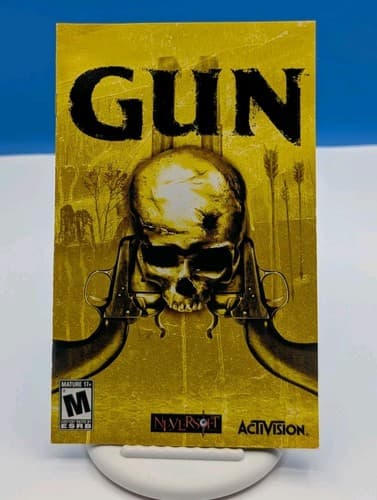 Gun (PS2) Activision Action & Adventure M NTSC-U/C Manual & Case CIB Tested — photo 4