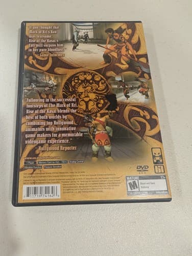 Playstation 2 PS2 Rise of the Kasai Video Game Complete CIB — photo 2