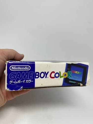 Nintendo Game Boy Color Handheld Console Midnight Purple Complete in Box CIB JPN — photo 8