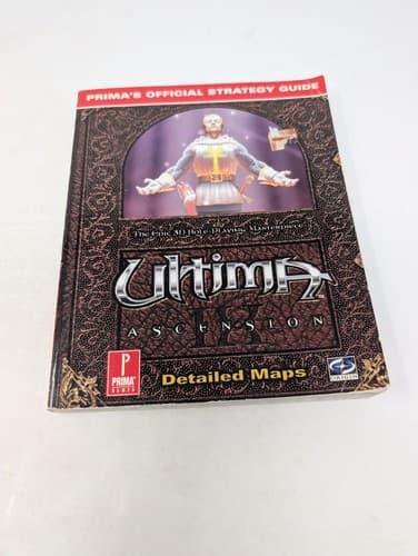 Ultima IX Ascension Official Strategy Guide 1999 Prima Games Softcover w/ Map