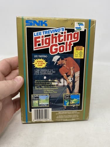 Lee Trevino's FIGHTING GOLF Nintendo NES Game & Box SNK No Manual — photo 7