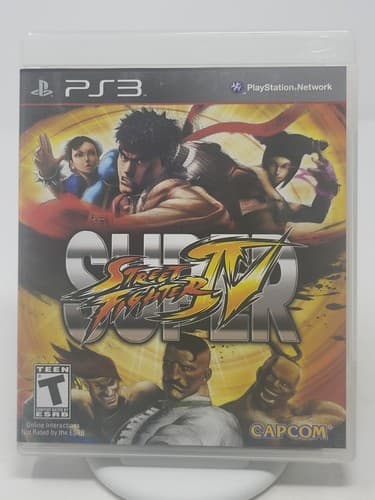 Super Street Fighter IV 4 PS3 PlayStation 3 CIB Complete Tested