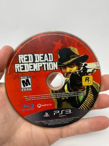 Red Dead Redemption (PlayStation 3, Ps3) Disc Only No Case or Manual Tested