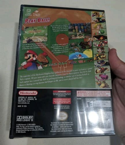 Mario Superstar Baseball (Nintendo GameCube, 2005) SEALED NEW — photo 7