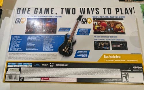 PlayStation 3 PS3 Guitar Hero Live Game Guitar Bundle NEW In Sealed Box — photo 7