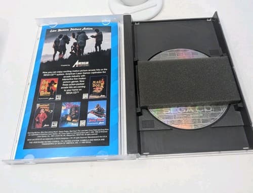 Crime Patrol (Sega CD, 1994) Complete CIB With Registration Card, Foam — photo 4