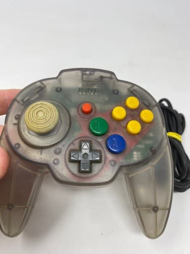 Nintendo 64 N64 Hori Pad Mini Controller Funtastic Transparent Gray — photo 5